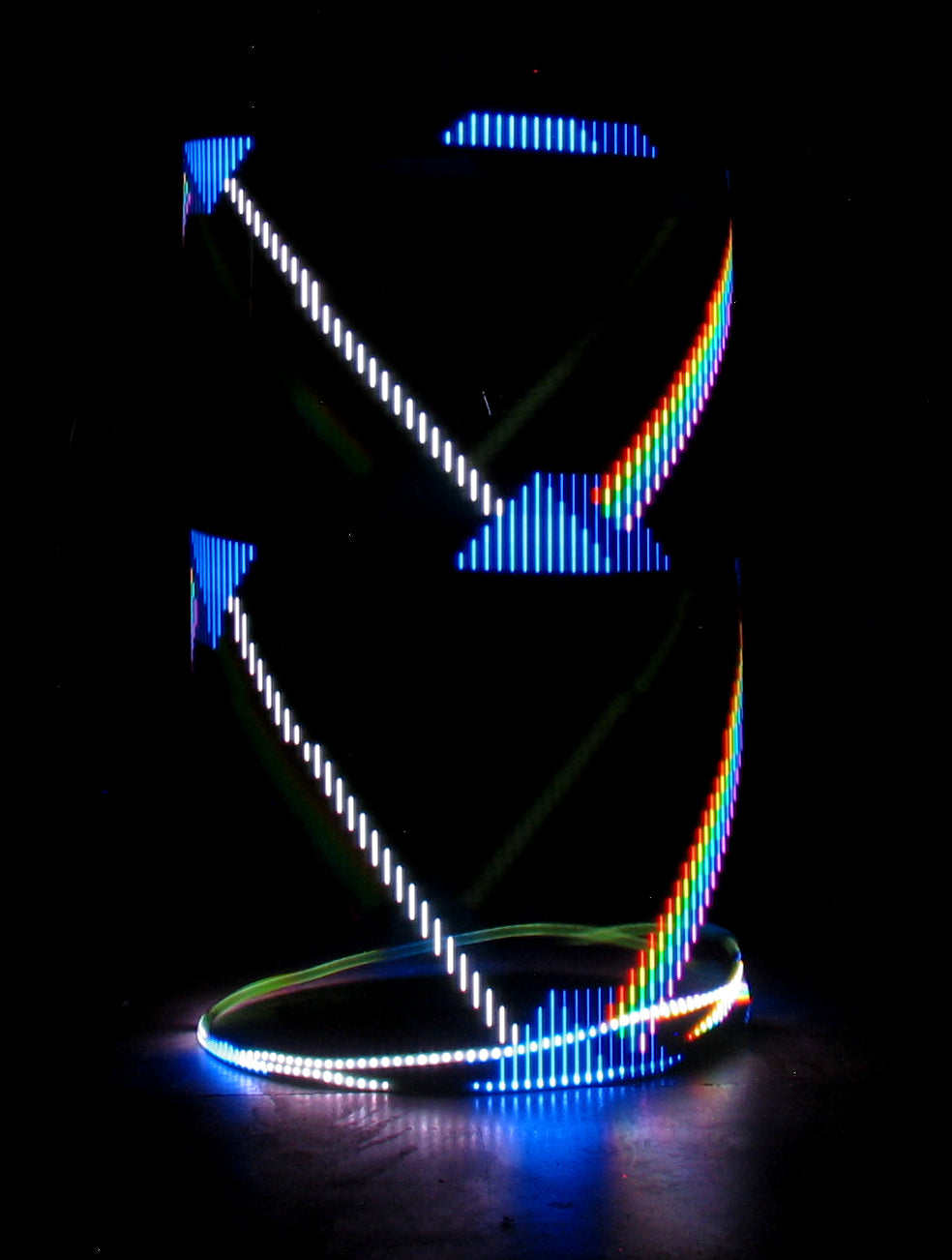 Atomic V LED Hoops